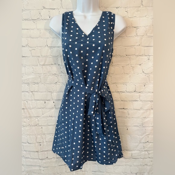 2/$15 Nwt Polka Dot belted dress - Picture 6 of 7